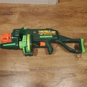 Vibrant Green and Orange Toy Blaster